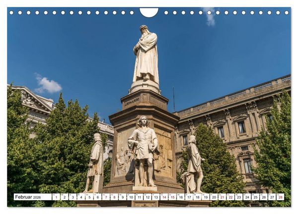 Produktbild: Italien - Mailand (Wandkalender 2026 DIN A4 quer), CALVENDO Monatskalender