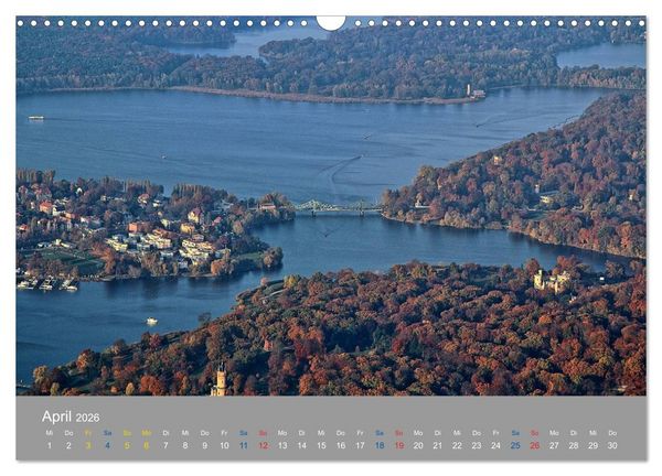 Produktbild: Potsdam von Oben (Wandkalender 2026 DIN A3 quer), CALVENDO Monatskalender
