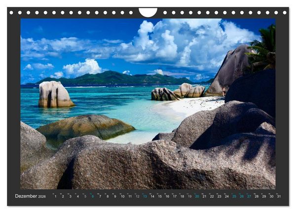 Produktbild: Seychellen - Der Garten Eden im Indischen Ozean (Wandkalender 2026 DIN A4 quer), CALVENDO Monatskalender