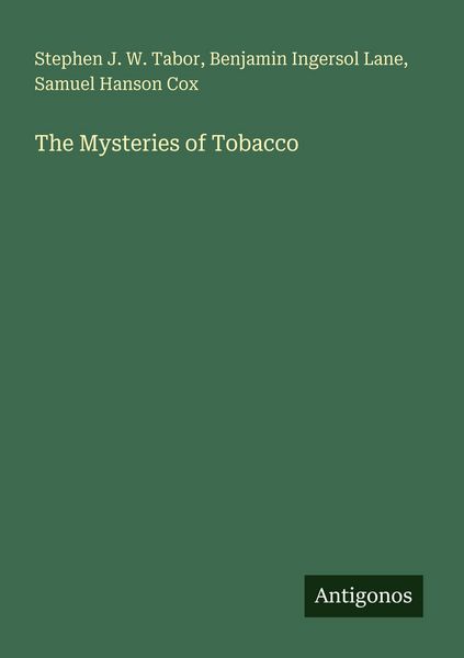 Produktbild: The Mysteries of Tobacco