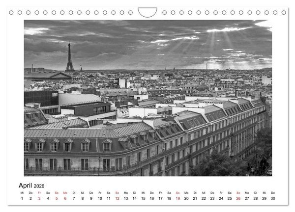 Produktbild: Paris vive la m&eacute;tropole (Wandkalender 2026 DIN A4 quer), CALVENDO Monatskalender
