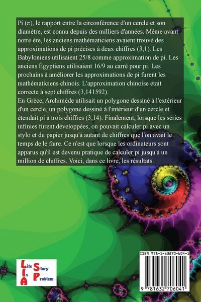 Produktbild: Le premier million de chiffres de Pi