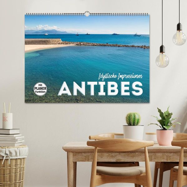 Produktbild: ANTIBES Idyllische Impressionen (Wandkalender 2026 DIN A2 quer), CALVENDO Monatskalender