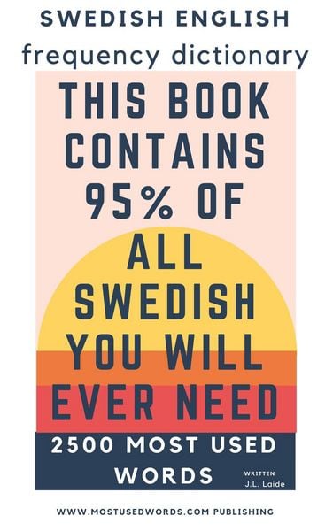 Produktbild: Swedish English Frequency Dictionary - Essential Vocabulary - 2500 Most Used Words