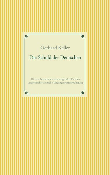 Produktbild: Die Schuld der Deutschen