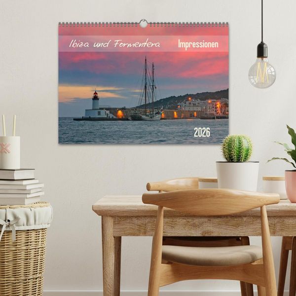 Produktbild: Ibiza und Formentera Impressionen (Wandkalender 2026 DIN A3 quer), CALVENDO Monatskalender