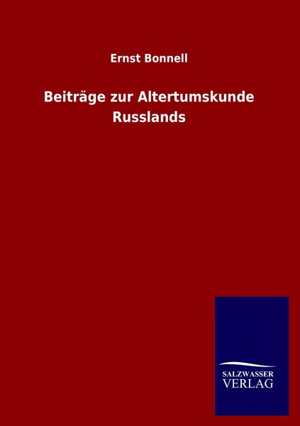 Produktbild: Beitr&auml;ge zur Altertumskunde Russlands