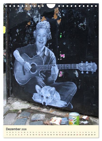 Produktbild: StreetArt London (Wandkalender 2026 DIN A4 hoch), CALVENDO Monatskalender