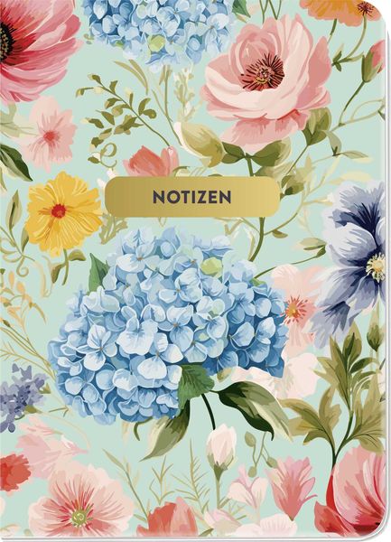 Produktbild: Notizheft Blumenglück Floral