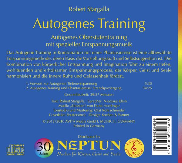 Produktbild: Autogene Tiefenentspannung - Oberstufe