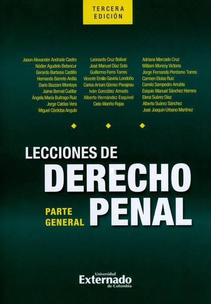 Produktbild: Lecciones de derecho penal: parte general. Tercera edici&oacute;n