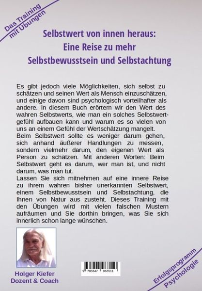Produktbild: Selbstwert von innen heraus - ergibt mehr Selbstbewusstsein