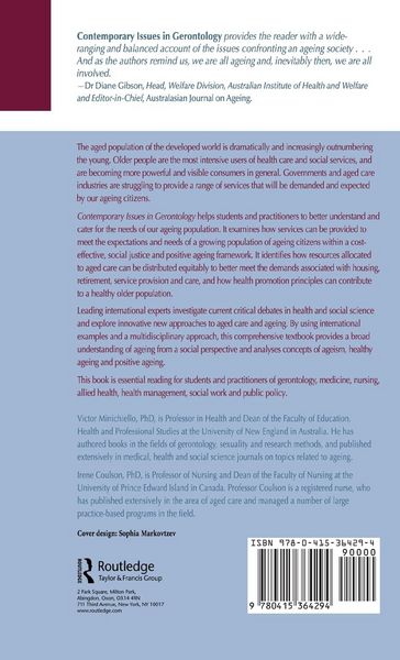 Produktbild: Contemporary Issues in Gerontology