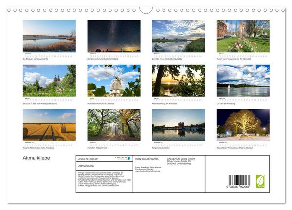 Produktbild: Altmarkliebe (Wandkalender 2026 DIN A3 quer), CALVENDO Monatskalender