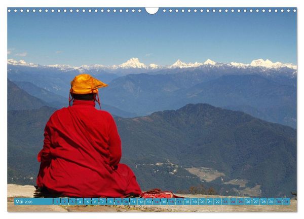 Produktbild: Bhutan - Frieden und Gl&uuml;ck im Himalaya (Wandkalender 2026 DIN A3 quer), CALVENDO Monatskalender