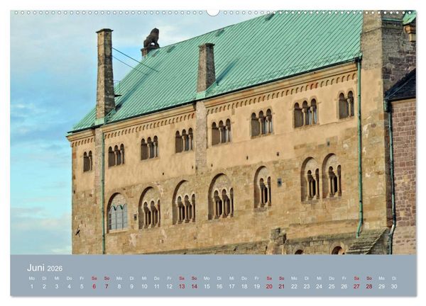 Produktbild: Die Wartburg - Weltkulturerbe im Herzen Deutschlands (Wandkalender 2026 DIN A2 quer), CALVENDO Monatskalender