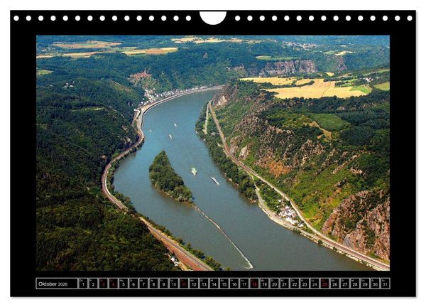 Produktbild: Deutschland aus der Vogelperspektive (Wandkalender 2026 DIN A4 quer), CALVENDO Monatskalender