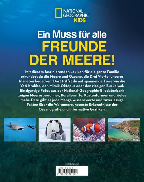 Produktbild: National Geographic Kids - Lexikon der Meere