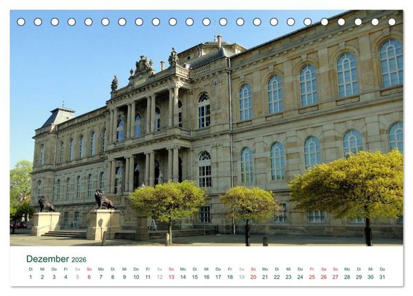 Produktbild: Residenzstadt GOTHA (Tischkalender 2026 DIN A5 quer), CALVENDO Monatskalender