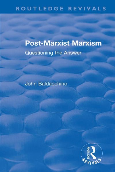 Produktbild: Post-Marxist Marxism