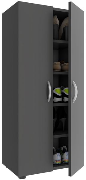 Produktbild: XL Holz Gro&szlig;er Schuhschrank Schuhkommode Ulas 5