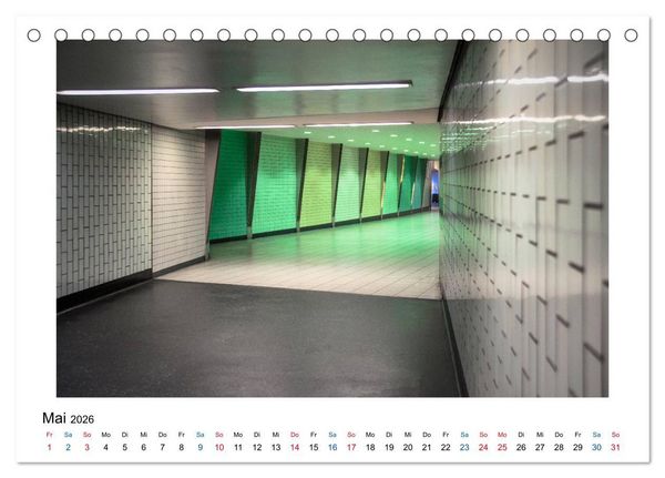 Produktbild: K&ouml;ln - Unten (Tischkalender 2026 DIN A5 quer), CALVENDO Monatskalender