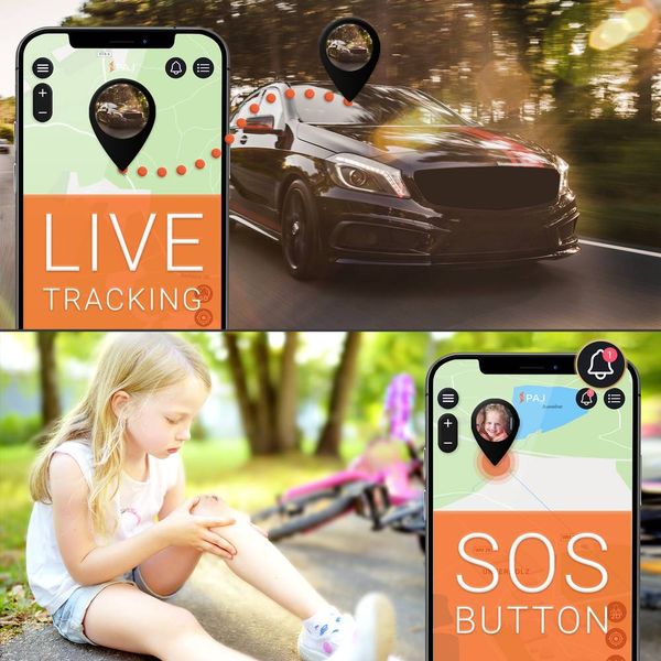 Produktbild: Storage Solutions ALLROUND GPS Tracker Fahrzeugtracker, Personentracker, Multifunktionstracker Schwarz 1 St.