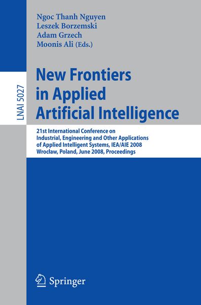 Produktbild: New Frontiers in Applied Artificial Intelligence