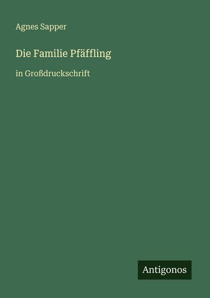 Produktbild: Die Familie Pf&auml;ffling