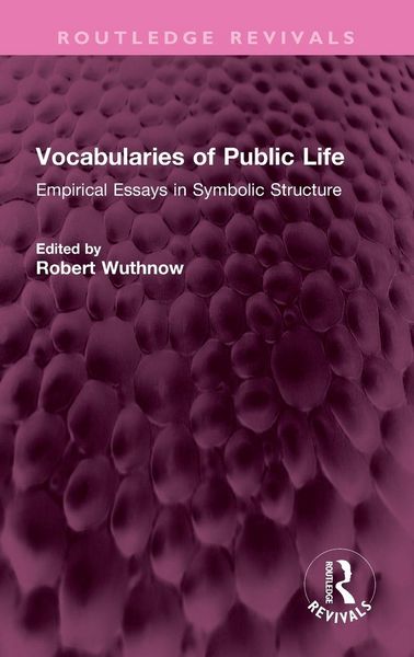 Produktbild: Vocabularies of Public Life