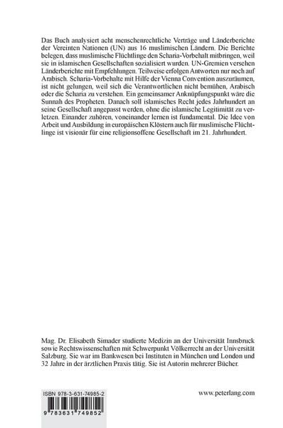 Produktbild: Der Scharia-Vorbehalt in menschenrechtlichen Vertr&auml;gen der Vereinten Nationen