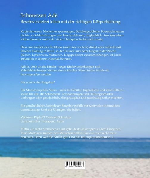 Produktbild: Schmerzen Ad&eacute; - endlich gut einschlafen, durchschlafen und schmerzfrei durch den Tag kommen.