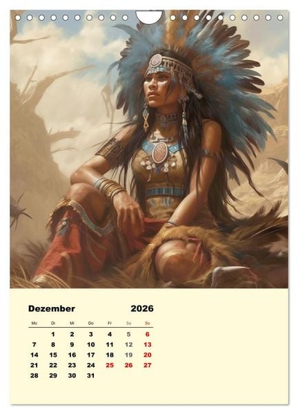 Produktbild: Indian Fantasy (Wandkalender 2026 DIN A4 hoch), CALVENDO Monatskalender