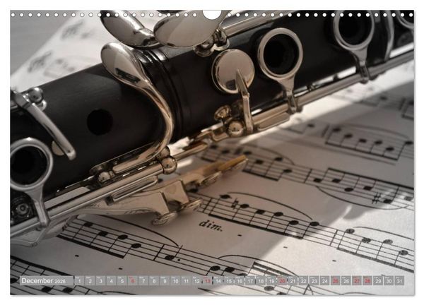 Produktbild: Music Magic of musical instruments (Wall Calendar 2026 DIN A3 landscape), CALVENDO 12 Month Wall Calendar