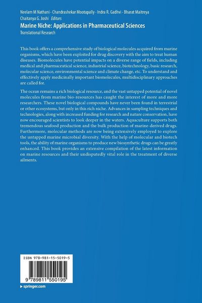 Produktbild: Marine Niche: Applications in Pharmaceutical Sciences