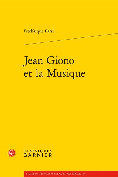 Produktbild: Jean Giono et la musique