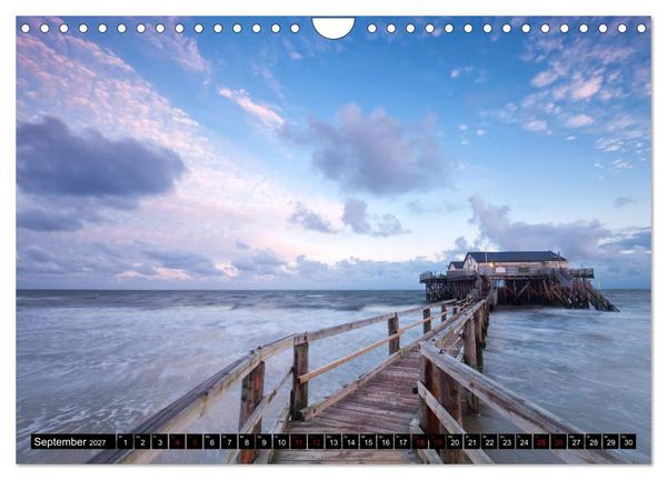 Produktbild: Sankt Peter Ording Sandstrand (Wandkalender 2027 DIN A4 quer), CALVENDO Monatskalender