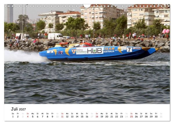 Produktbild: Offshore Powerboats (Wandkalender 2027 DIN A3 quer), CALVENDO Monatskalender