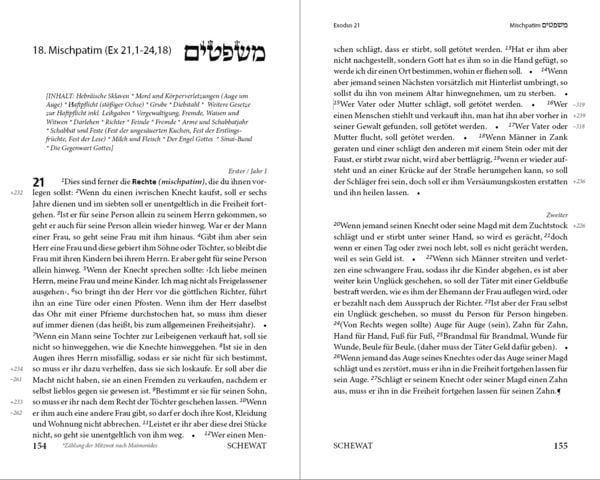Produktbild: Die Tora nach der &Uuml;bersetzung von Moses Mendelssohn