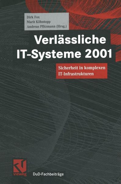 Produktbild: Verl&auml;ssliche IT-Systeme 2001