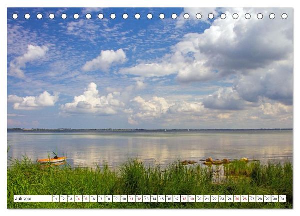 Produktbild: Naturparadies Zierow - Ostsee Idylle pur in der Wismarer Bucht (Tischkalender 2026 DIN A5 quer), CALVENDO Monatskalender
