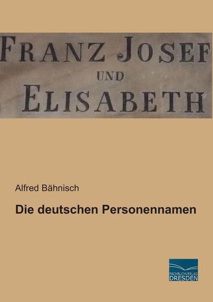 Produktbild: Die deutschen Personennamen