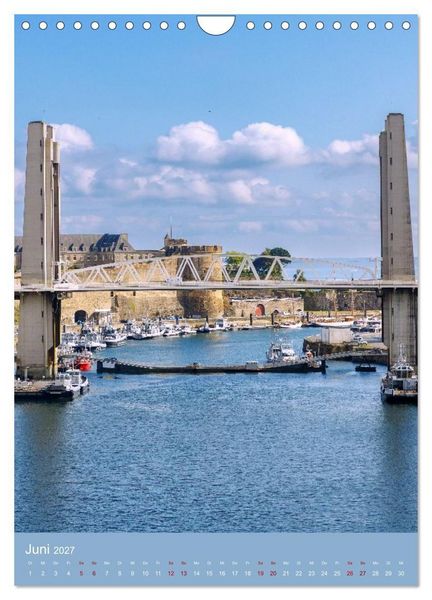 Produktbild: Facetten der Bretagne. Granit, Meer und Geschichte (Wandkalender 2027 DIN A4 hoch), CALVENDO Monatskalender