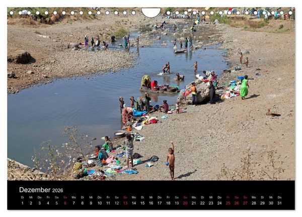 Produktbild: Landleben in &Auml;thiopien (Wandkalender 2026 DIN A4 quer), CALVENDO Monatskalender