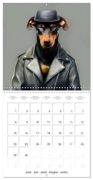 Produktbild: Gangster Paws (Wall Calendar 2026 12 &times; 12 Inch) CALVENDO 12 Month Wall Calendar