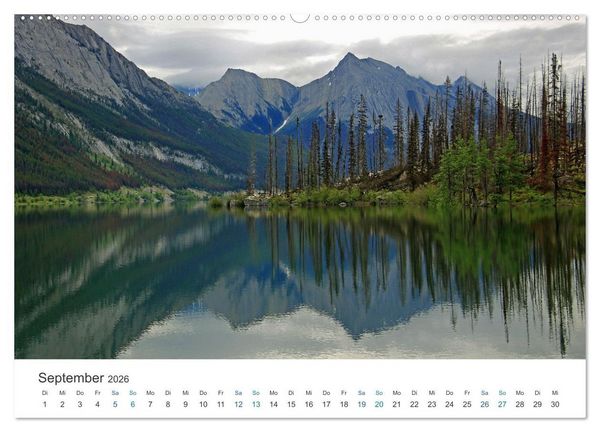 Produktbild: Reise durch Alberta und British Columbia (hochwertiger Premium Wandkalender 2026 DIN A2 quer), Kunstdruck in Hochglanz