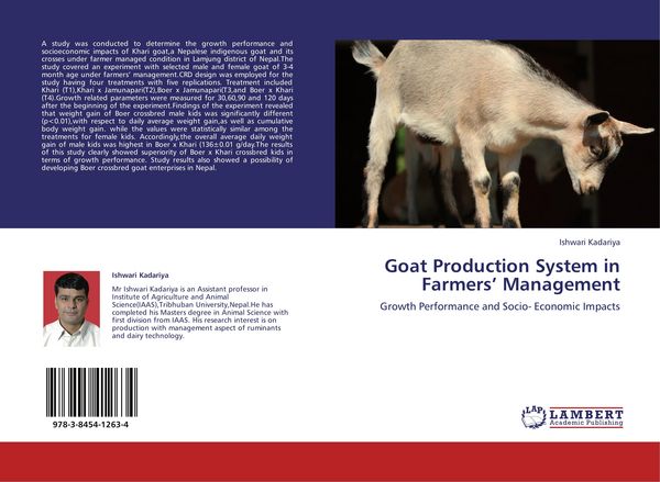 Produktbild: Goat Production System in Farmers' Management