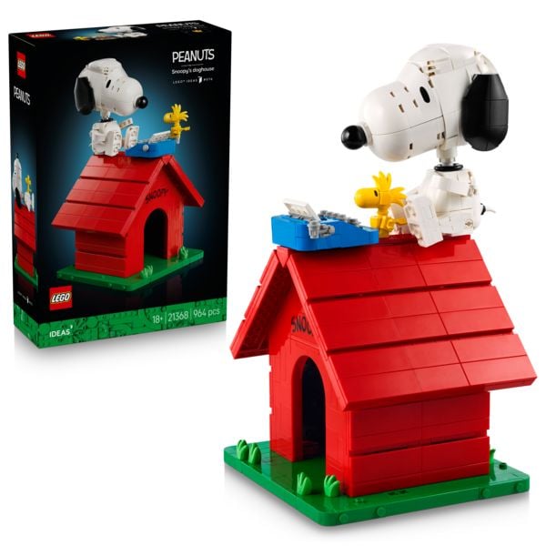 Produktbild: LEGO Ideas 21368 Peanuts: Snoopys Hundeh&uuml;tte, Modellbau f&uuml;r Erwachsene
