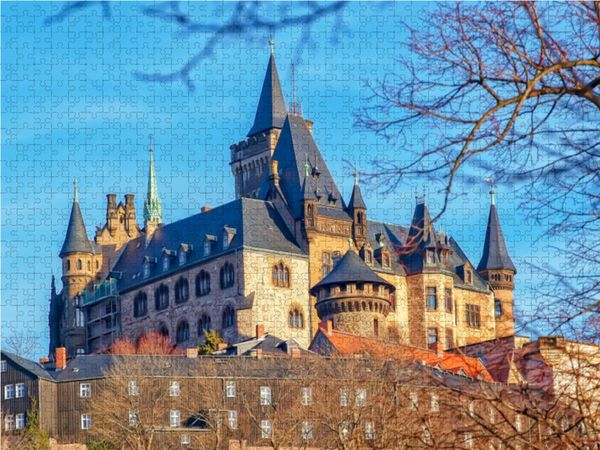 Produktbild: CALVENDO Puzzle Harz, Wernigerode 1000 Teile Lege-Gr&ouml;&szlig;e 64 x 48 cm Foto-Puzzle Bild von Peter Roder