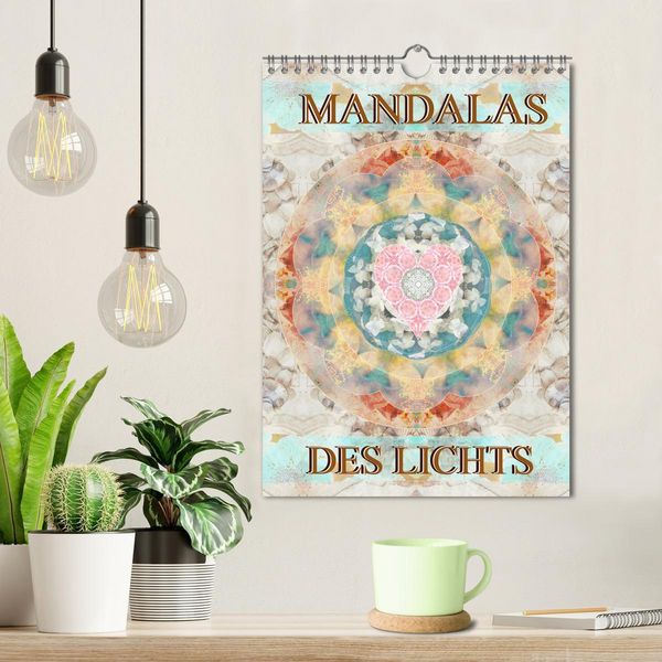 Produktbild: MANDALAS DES LICHTS (Wandkalender 2026 DIN A4 hoch), CALVENDO Monatskalender